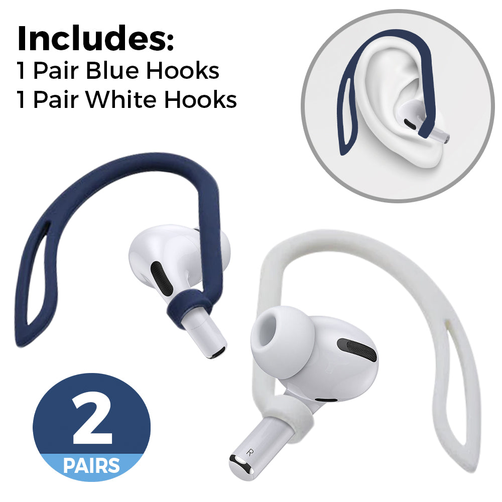 1Pair Soft Silicone Protective Earhooks For AirPods Anti-slip