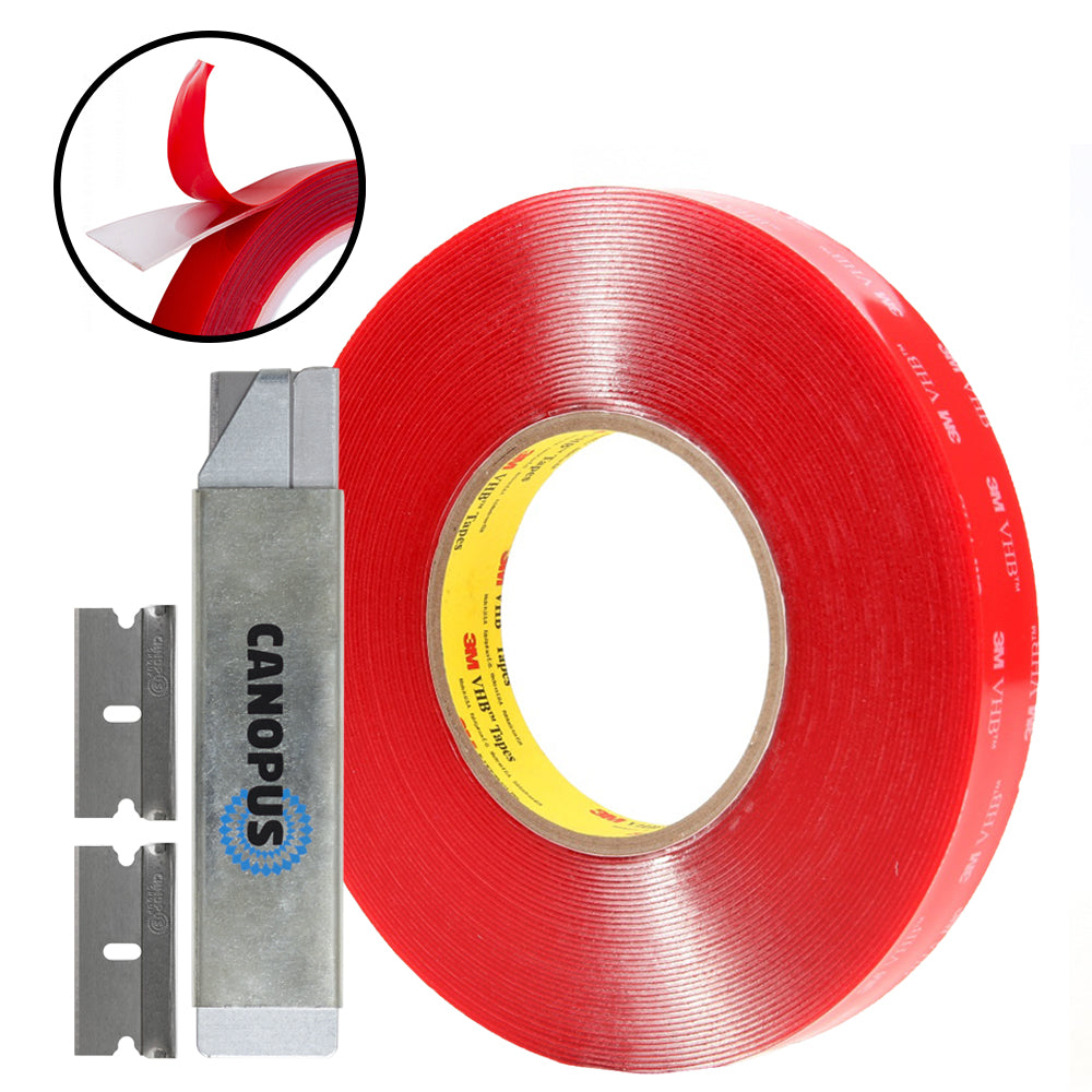 3 M 4910 High Temperature Transparent Double Sided Tape Clear